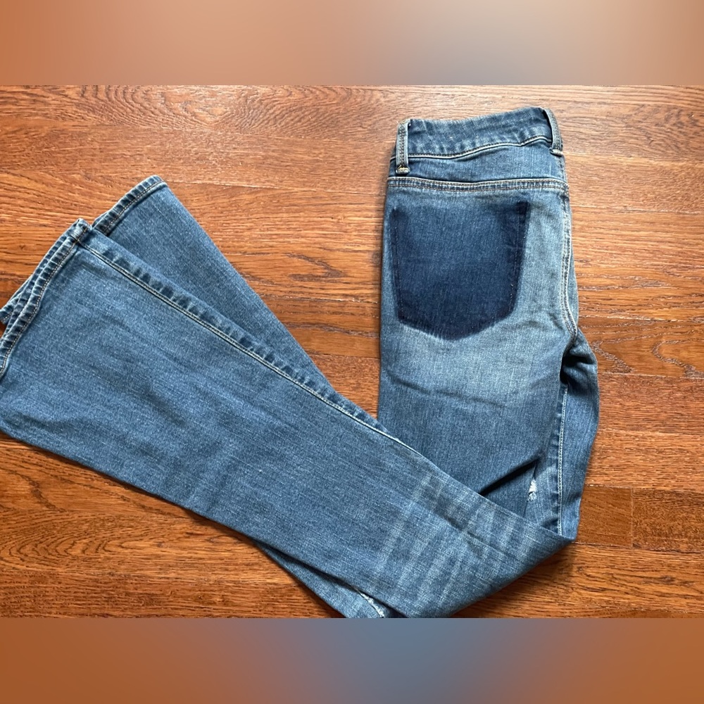 BOHO artist AE flair distressed jeans - Picture 2 of 6